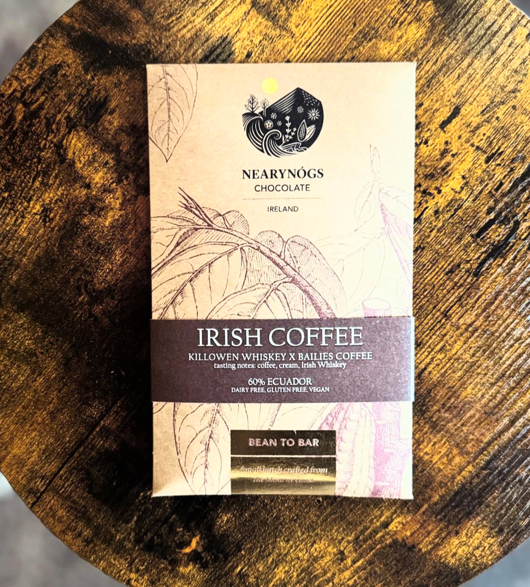 Irish Coffee Bar – NearyNógs Stoneground Chocolate