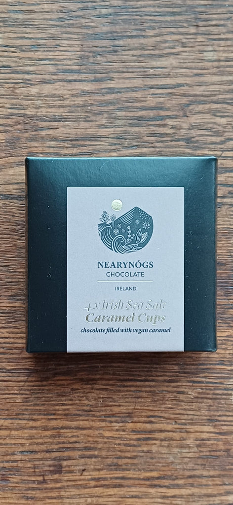 Irish Sea Salt Chocolate Caramel cups- vegan