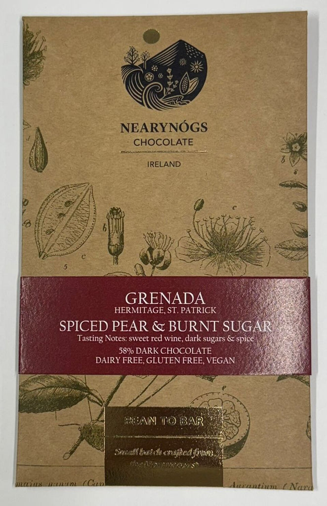 Grenada 58% with Pear and Wanning Spices.