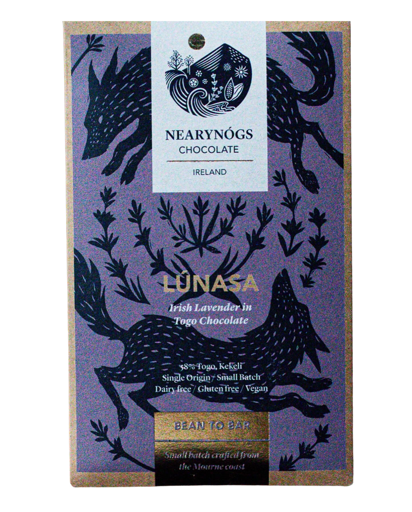 Mourne Lúnasa Lavender, chocolate Bar, 60g