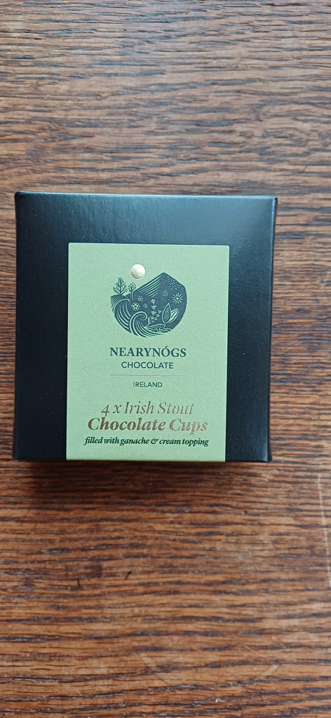 Irish stout chocolate cups made with Real Stout