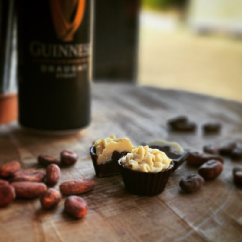 Irish stout chocolate cups made with Guinness